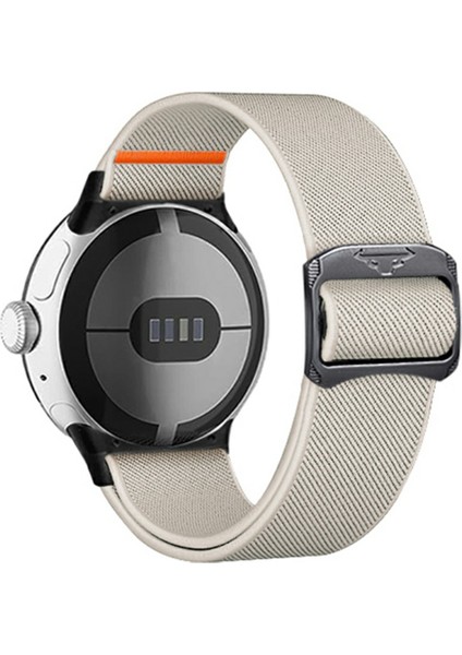 Google Pixel Watch 3 41MM / Watch 2 / Pixel Watch Elastik Yedek Saat Kordonu Naylon Kayış (Yurt Dışından)