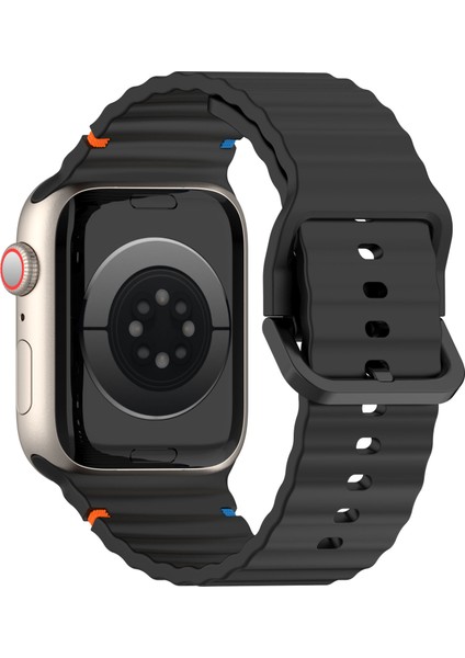 Apple Watch Series 10 42MM / 9 8 7 41MM Silikon Kayış (Yurt Dışından)