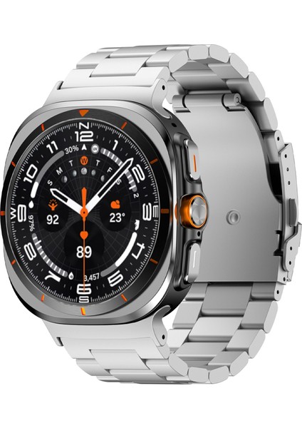Samsung Galaxy Watch Ultra 47MM Saat Kordonu Titanyum Alaşımlı Üç Boncuklu Bilek Kayışı (Yurt Dışından) fiyatları