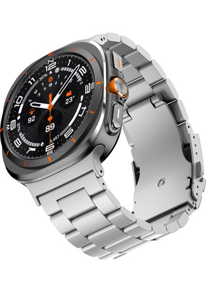 Samsung Galaxy Watch Ultra 47MM Saat Kordonu Titanyum Alaşımlı Üç Boncuklu Bilek Kayışı (Yurt Dışından) modelleri