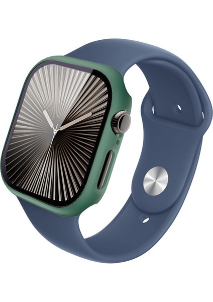 Apple Watch Series 10 46MM Tam Korumalı Temperli Cam Filmli Koruyucu Kılıf (Yurt Dışından) indirimleri