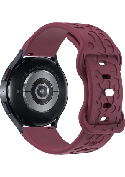 Huawei Watch 4/4 Pro / Gt 4 46MM Leopar Dokulu Saat Kordonu Silikon Kayış (Yurt Dışından)