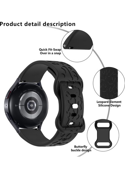Huawei Watch 4/4 Pro / Gt 4 46MM Leopar Dokulu Saat Kordonu Silikon Kayış (Yurt Dışından) fiyatları