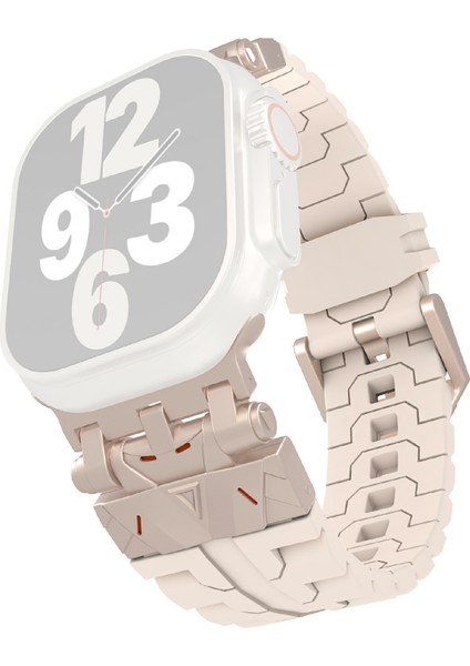 Apple Watch Series 10 46MM / Ultra 2 Ultra 49MM / Series 9 8 7 45MM Silikon Kayış (Yurt Dışından)