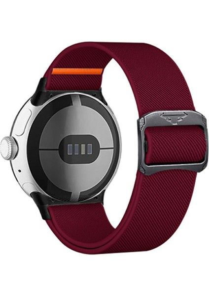 Google Pixel Watch 3 41MM / Watch 2 / Pixel Watch Elastik Yedek Saat Kordonu Naylon Kayış (Yurt Dışından)