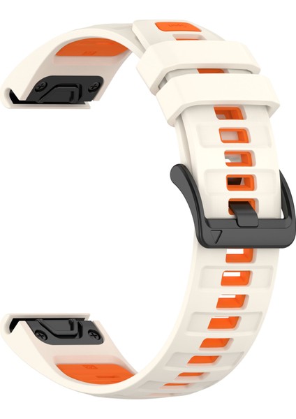 Garmin Fenix 8 51MM / Enduro 3 / Instinct 2x Evrensel Silikon Saat Kordonu (Yurt Dışından)