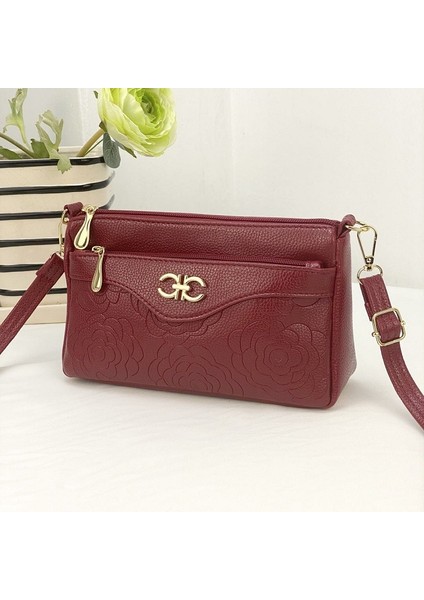 Bayan Crossbody Çanta Omuz Çanta Küçük Kare Çanta (Yurt Dışından)