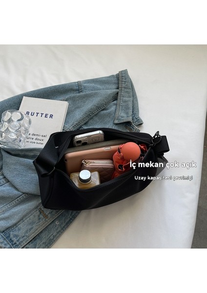 Hafif Crossbody Çanta Su Geçirmez Oxford Kumaş Dumpling Çanta (Yurt Dışından)