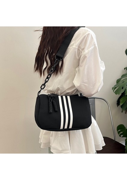 Oxford Kumaş Omuz Çantası Moda Crossbody Çanta (Yurt Dışından)