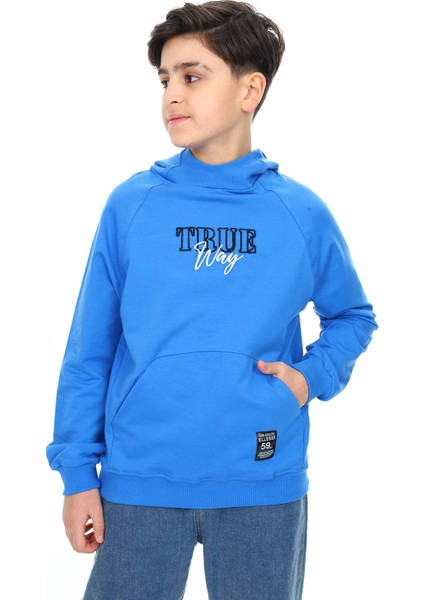 Erkek Çocuk Nakışlı Sweatshirt
