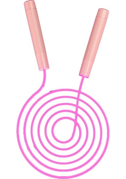 Işıklı Atlama Ipi-Pembe Sap-Pembe Işıklı Pu (Yurt Dışından)