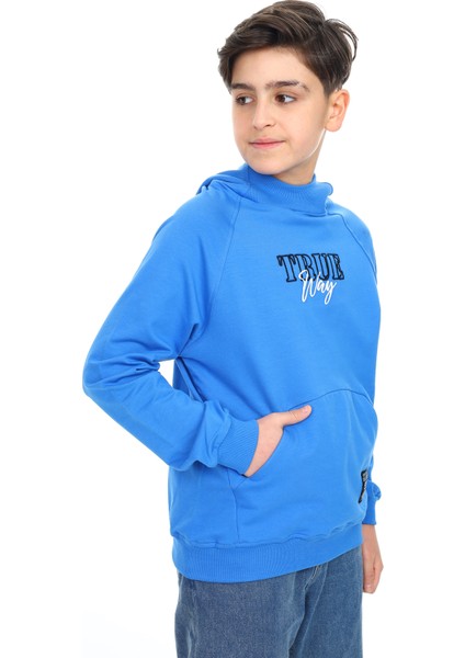 Erkek Çocuk Nakışlı Sweatshirt