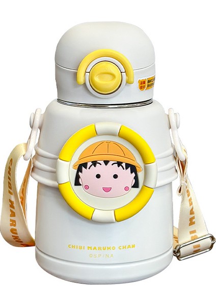 Chibi Maruko-Chan Termos Bardak Büyük Kapasiteli Su Bardağı (Yurt Dışından)