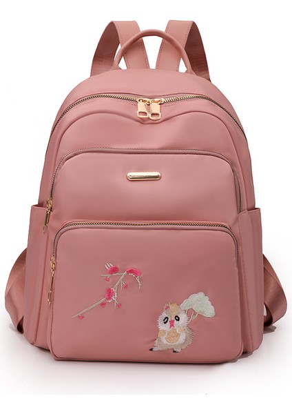 Şehir Içi Ulaşım Için Sevimli Işlemeli Seyahat Hafif Sırt Çantası (Yurt Dışından)