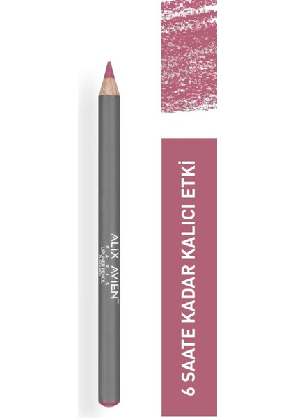 Dudak Kalemi Lipliner Pencil Dusty Red - Dağılma Yapmayan 6 Saate Kadar Kalıcı Etki