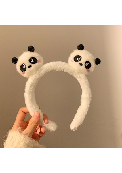 Yeni Sevimli Karikatür Yüz Yıkama Bandı ve Kafa Bandı, Yüz Yıkama Maskesi Kafa Bandı, Kaymaz Peluş Kafa Bandı (Yurt Dışından)