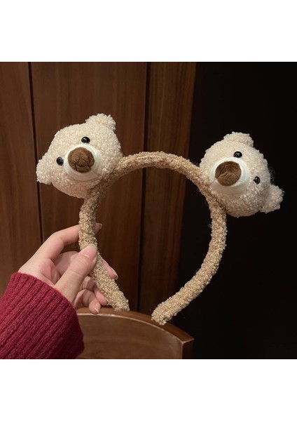 Yeni Sevimli Karikatür Yüz Yıkama Bandı ve Kafa Bandı, Yüz Yıkama Maskesi Kafa Bandı, Kaymaz Peluş Kafa Bandı (Yurt Dışından)