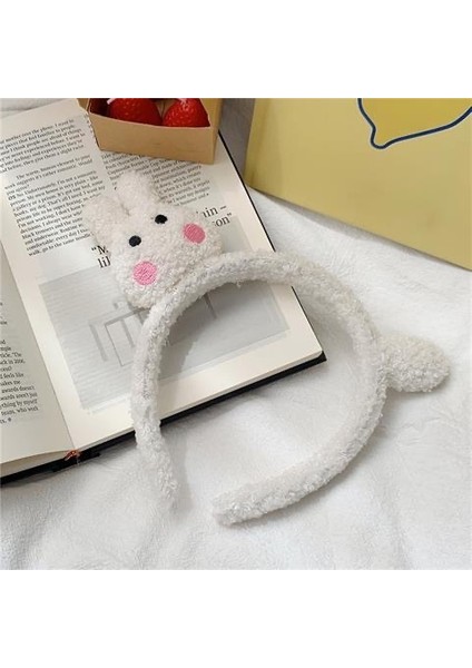 Yeni Sevimli Karikatür Yüz Yıkama Bandı ve Kafa Bandı, Yüz Yıkama Maskesi Kafa Bandı, Kaymaz Peluş Kafa Bandı (Yurt Dışından)