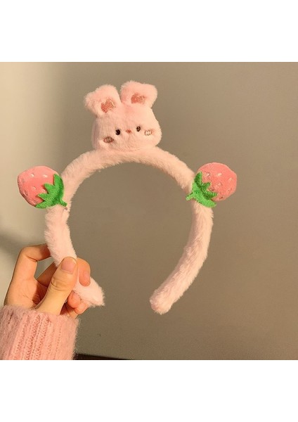 Yeni Sevimli Karikatür Yüz Yıkama Bandı ve Kafa Bandı, Yüz Yıkama Maskesi Kafa Bandı, Kaymaz Peluş Kafa Bandı (Yurt Dışından)