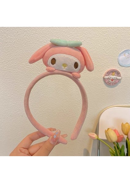 Yeni Sevimli Karikatür Yüz Yıkama Bandı ve Kafa Bandı, Yüz Yıkama Maskesi Kafa Bandı, Kaymaz Peluş Kafa Bandı (Yurt Dışından)