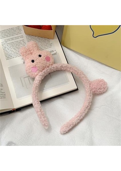 Yeni Sevimli Karikatür Yüz Yıkama Bandı ve Kafa Bandı, Yüz Yıkama Maskesi Kafa Bandı, Kaymaz Peluş Kafa Bandı (Yurt Dışından)