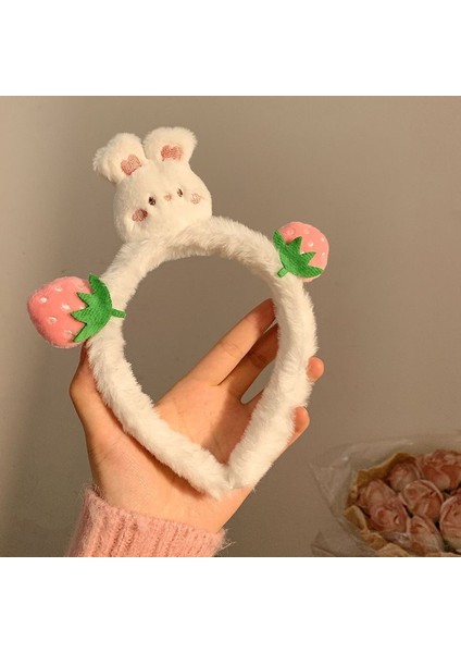 Yeni Sevimli Karikatür Yüz Yıkama Bandı ve Kafa Bandı, Yüz Yıkama Maskesi Kafa Bandı, Kaymaz Peluş Kafa Bandı (Yurt Dışından)