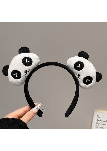 Yeni Sevimli Karikatür Yüz Yıkama Bandı ve Kafa Bandı, Yüz Yıkama Maskesi Kafa Bandı, Kaymaz Peluş Kafa Bandı (Yurt Dışından)