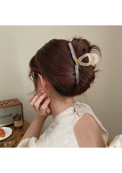 2024 Yeni Buzlu Dalga Klipsi, High-End Köpekbalığı Klipsi Saç Aksesuarları (Yurt Dışından)