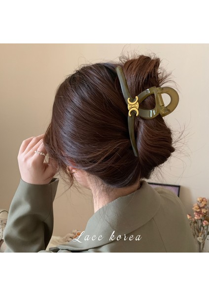 2024 Yeni Buzlu Dalga Klipsi, High-End Köpekbalığı Klipsi Saç Aksesuarları (Yurt Dışından)