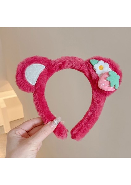 Yeni Sevimli Karikatür Yüz Yıkama Bandı ve Kafa Bandı, Yüz Yıkama Maskesi Kafa Bandı, Kaymaz Peluş Kafa Bandı (Yurt Dışından)