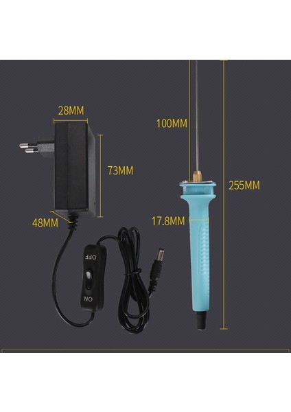 Avrupa Standart Elektrikli Köpük Kesme Kalemi Elektrikli Termal Kesici Köpük Kesme Bıçağı 18W (Yurt Dışından)