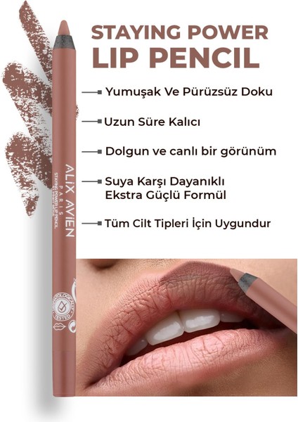 Uzun Süre Kalıcı Suya Dayanıklı Dudak Kalemi - Staying Power Lip Pencil 51 Pinky Beige