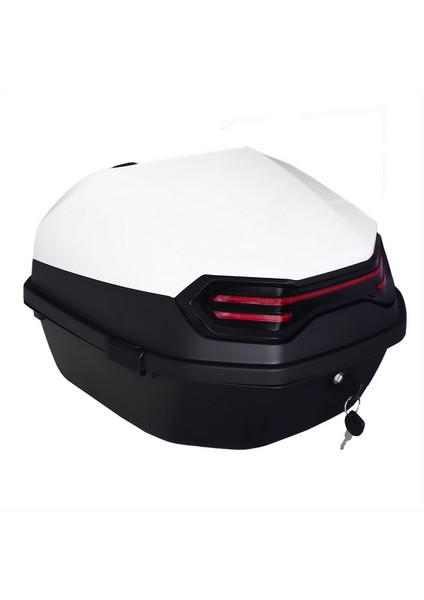 Topcase Motosiklet Çantası Beyaz 33LT