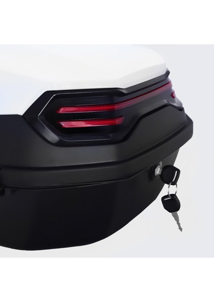 Topcase Motosiklet Çantası Beyaz 33LT fırsatları