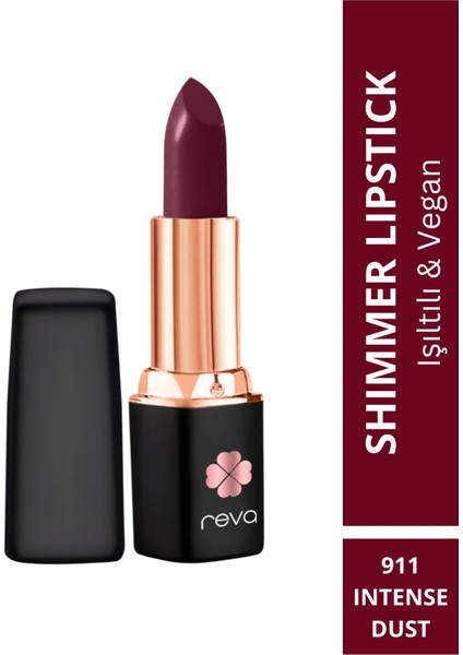 Shimmer Lipstick Işıltı Ruj 4 gr No: 911 Vegan & Temiz Içerik