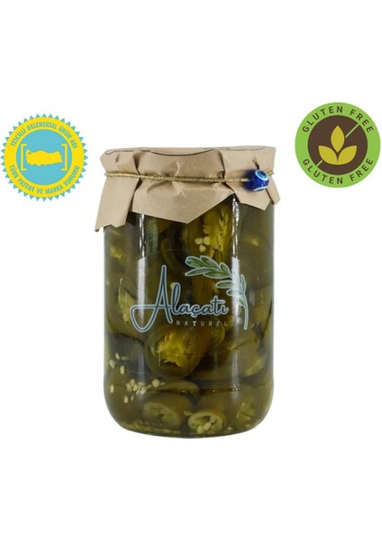 Doğal Jalapeno Turşusu 660CC Süzme 300 G E
