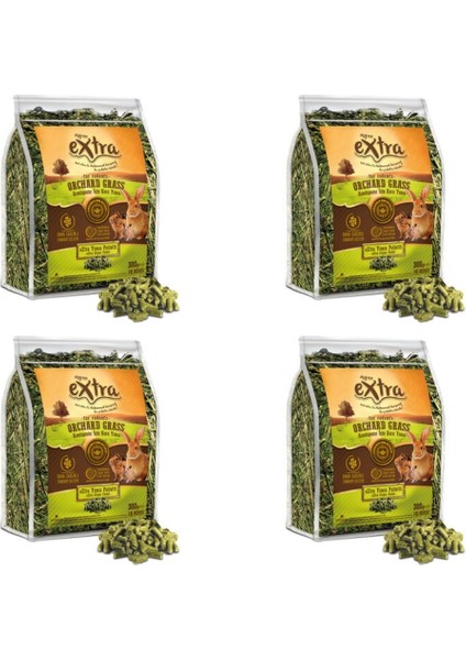 Extra Yonca Pelletli Sade Tavşan Kuru Yonca 300GR (4 Adet)