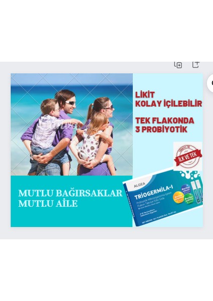 3 Farklı Mikroorganizma İçeren Sıvı Probiyotik 1 Kutu -10 Ampül