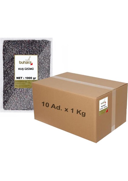 Toptan Kuş Üzümü 1 kg x 10 Ad - 10 kg