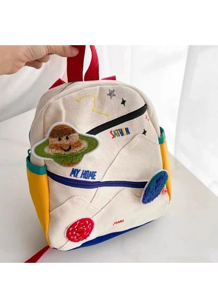 Çocuk Planet Colorblock Küçük Sırt Çantası (Yurt Dışından)