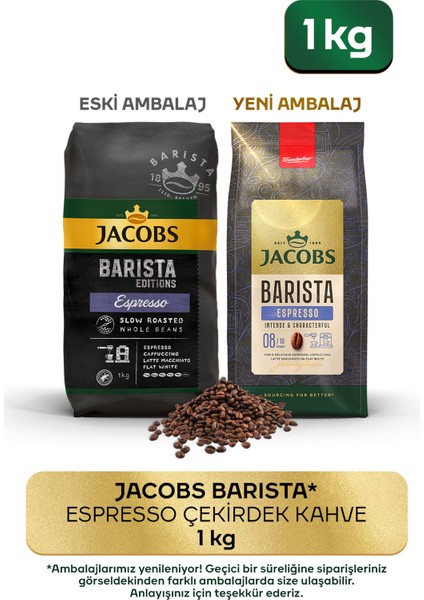 Barista Editions Çekirdek Kahve %100 Arabica Espresso 1 Kg