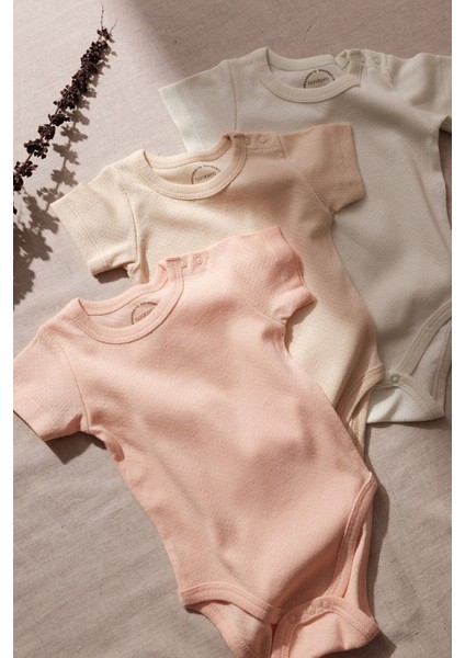 Unisex Organik 3'lü Zıbın Seti Sertifikalı Yenidoğan ve Bebek fiyatları