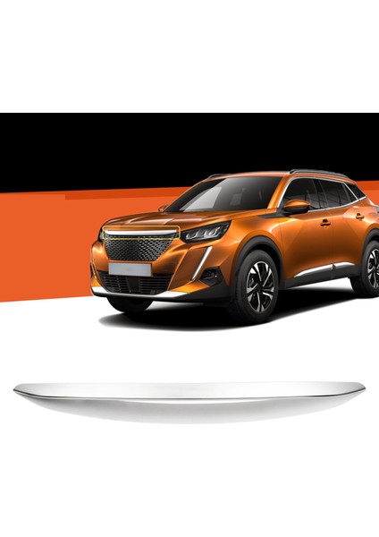 Peugeot 2008 2 Krom Kaput Çıtası 2020-2023