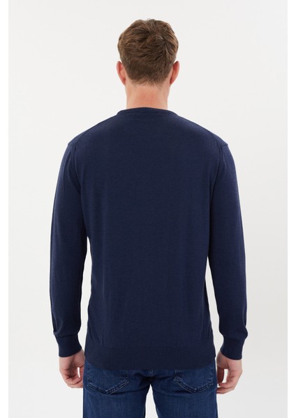 Şeritli Regular Fit Triko KAZAK-T-6001