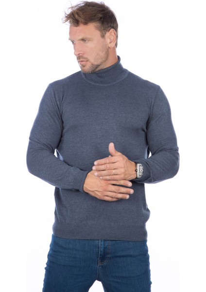 Tam Balıkçı Yaka Basic Triko- T-1004