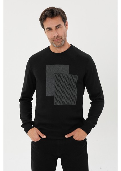 Geometrik Desen Serisi -1- Fit Triko Kazak- T-1272