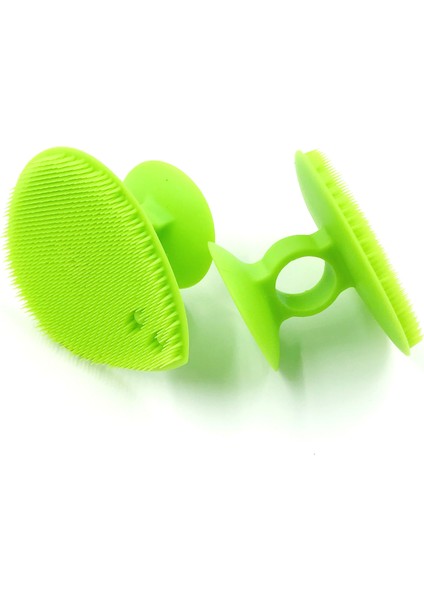 Ge Stili Silikon Banyo Sünger Halka Yumuşak Fırça Banyo Fırçası Kalp Şeklinde Yıkama Fırçası Silikon Bebek Şampuan Fırçası (Yurt Dışından)