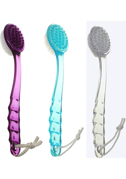 Rastgele Renk Stili Sıcak Satış Uzun Saplı Vücut Banyo Duş Sırt Fırçası Masaj Aparatı Cilt Temizleme Fırçası Kuru Fırçalama ve Duş Için (Yurt Dışından) fiyatları