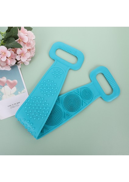Yeşil Stil Sihirli Silikon Fırçalar Banyo Havluları Ovma Sırt Çamur Soyulma Vücut Masajı Duş Uzatılmış Temizleme Duş Fırçaları (Yurt Dışından)