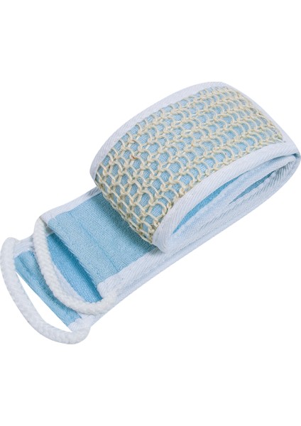 Mavi Stil 70X8 cm Yumuşak Lofah Sırt Fırçası Erkekler Kadınlar Banyo Havlu Peeling Lofah Masajı Için Duş Vücut Cilt Sağlığı Temizlik (Yurt Dışından)